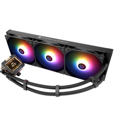 Thermalright Frozen Warframe 420 ARGB AIO Liquid CPU Cooler – 140mm PWM Fans, Black