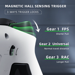 Machenike G6 Tri-mode Gaming Controller - WHITE