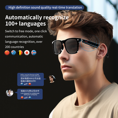 Smart Glasses E13 Bluetooth Sunglasses with Voice Assistant