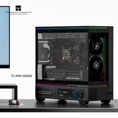 THERMALRIGHT M10 VISION mATX Mid Tower (9.16" LCD SCREEN) CASE - BLACK