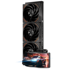 Thermalright Rainbow Vision 360 Turbo ARGB AIO Liquid CPU Cooler – 6.67" Screen, Black