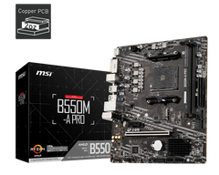 MSI B550M-A PRO AMD Ryzen AM4 Micro-ATX Motherboard