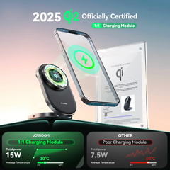 JOYROOM JR-W17 Qi2 3 in1 Wireless Charger