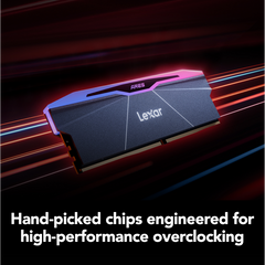 Lexar® ARES RAM RGB 2nd Gen 16GB DDR5 6000MHZ XMP/EXPO Desktop Memory