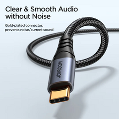 JOYROOM SY-A07 Audio-Transfer Series AUX Audio Cable (Type-C to 3.5mm) 1.2m Black