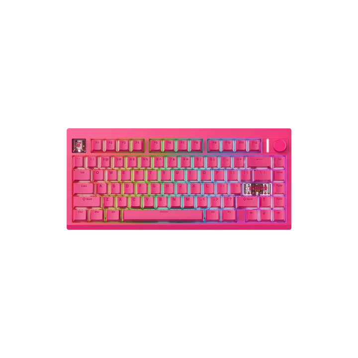 FANTECH MK921 MAXFIX QMK WILRESS MECHANICAL KEYBOARD PINK