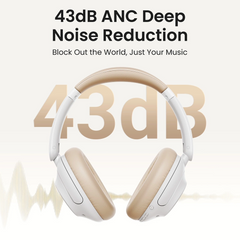 UGREEN HP202 HiTune Max 5 Hybrid Active Noise-Cancelling Headphones White