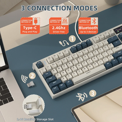 Attack Shark K86 RGB Wireless Keyboard – Time Machine, Blue Whale Switch