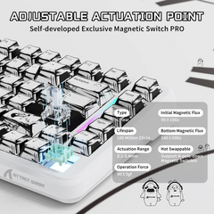 ATTACK SHARK X82 PRO HE Magnetic Switch Keyboard – Comic Styler Line