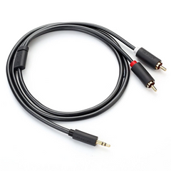 UGREEN AV102 3.5mm Male to 2RCA Male Audio Cable 1m (Gray)