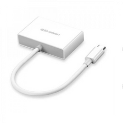 UGREEN USB Type C to HDMI + VGA Converter (White)