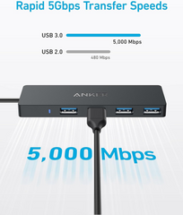 Anker USB-C Data Hub (4-in-1 5Gbps) - Black