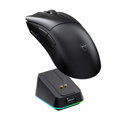 Machenike L8 Max Tri-Mode Wireless Gaming Mouse – 26000 DPI, PAW3395, Bluetooth - BLACK
