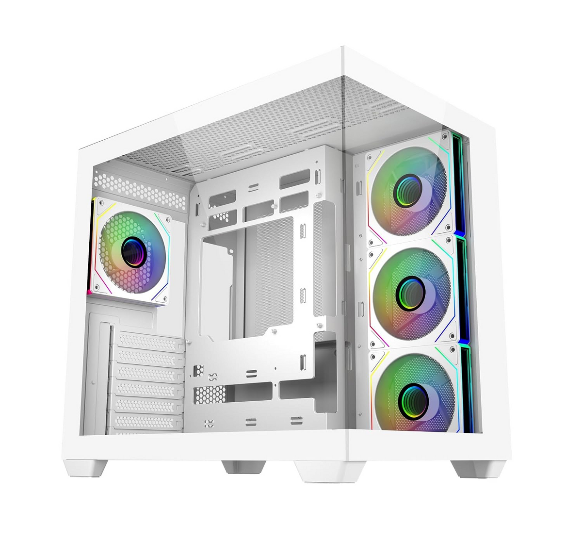 COOLER MASTER ELITE 681 GAMING CASE - WHITE