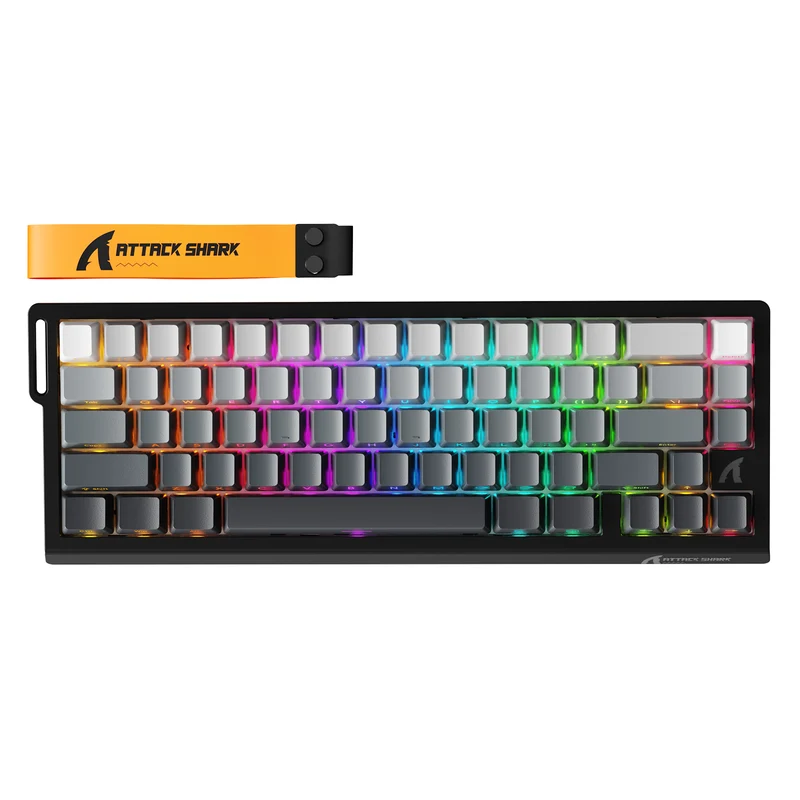Attack Shark X68 Pro HE Tri-Mode Keyboard – Rapid Trigger, Moonlit Night Line
