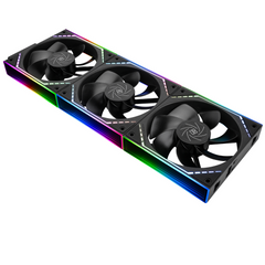 Thermalright TL-M12QR 120mm Reverse Airflow ARGB Fans – 3 Pack, Black