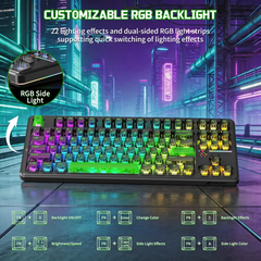 ATTACK SHARK X87 ULTRA Wireless Mechanical Keyboard With 8K Wireless Receiver (Shadow Jade)