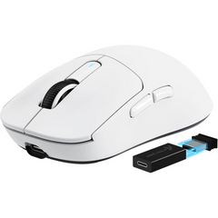ATTACK SHARK X3 Wireless Gaming Mouse PAW3395 Tri-modes - White