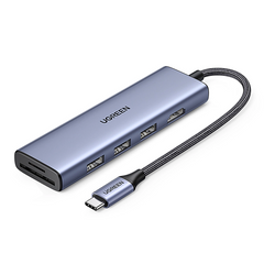 UGREEN USB-C to 3*USB 3.0 A + HDMI 4K*2K/30Hz + SD + TF