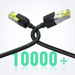 UGREEN NW150 CAT7 Shielded Round Cable with Braided Modular Plugs - 5m