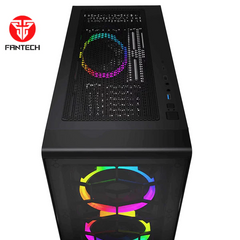 FANTECH HEXA XL CG82 RGB FAN FULL TOWER CASE BLACK
