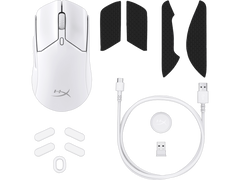 HyperX Pulsefire Haste 2 Wireless Gaming Mouse – 100-Hour Battery, White