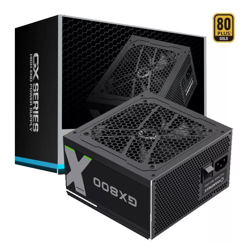 GAMEMAX GX-800 GOLD BLACK POWER SUPPLY