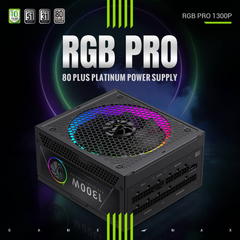 GAMEMAX RGB PRO 1300P BLACK POWER SUPPLY