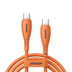 JOYROOM S-A59 Vibrant Series 60W Fast Charging Data Cable (Type-C to Type-C) - WHITE - BLUE
