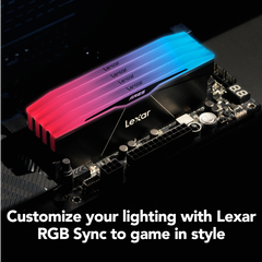 Lexar® ARES RAM RGB 2nd Gen 16GB DDR5 6000MHZ XMP/EXPO Desktop Memory