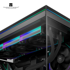 THERMALRIGHT M10 VISION mATX Mid Tower (9.16" LCD SCREEN) CASE - BLACK