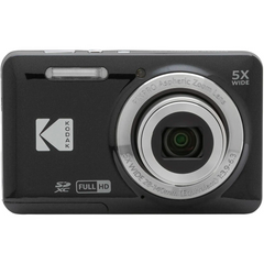Kodak FZ55 Compact Digital Camera – 5x Optical Zoom, 16MP CMOS, Black