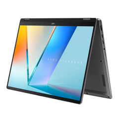 ASUS Vivobook 14 Flip TP3407SA-SG161W – Intel Core Ultra 7 256V 14" , 16GB LPDDR5X, 512GB PCIe SSD, FHD+ OLED Touch , Stylus Included, Windows 11 Home -Laptop - Matte Gray