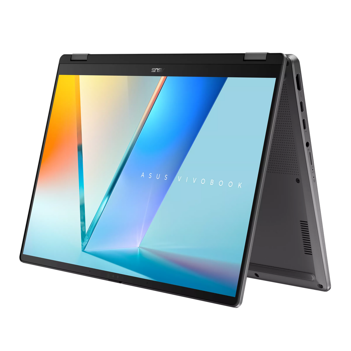 ASUS Vivobook 14 Flip TP3407SA-SG148W – Intel Core Ultra 5 226V 14" , 16GB LPDDR5X, 512GB PCIe SSD, FHD+ OLED Touch , Stylus Included, Windows 11 Home -Laptop - Matte Gray