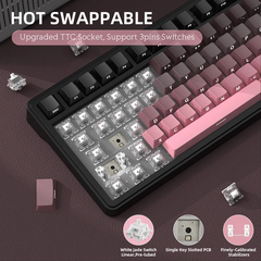 ATTACK SHARK X85 WIRELESS BLACK BERRY JADE SWITCH