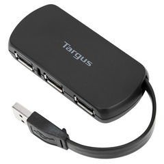 TARGUS 4-PORT USB 2.0 HUB BLACK