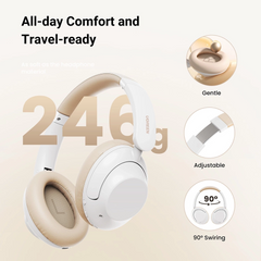 UGREEN HP202 HiTune Max 5 Hybrid Active Noise-Cancelling Headphones White