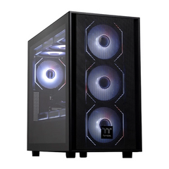 THERMALTAKE S-M Steel Shadow ATX GAMING CASE MESH - Black