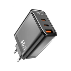 WIWU Wi-G012 EU 65W Firefly GaN Fast Charger 2C+1A