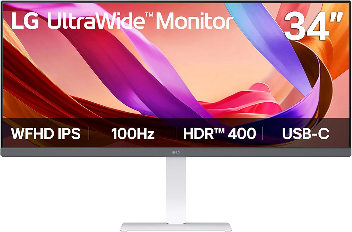 LG 34U530A-W 34" UltraWide IPS FHD 100Hz HDR 400 Monitor