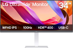 LG 34U530A-W 34" UltraWide IPS FHD 100Hz HDR 400 Monitor