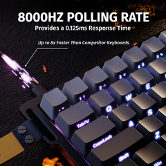 ATTACK SHARK X68 HE MAGNITC SWITCH KEYBORAD MOONLIT NIGHT