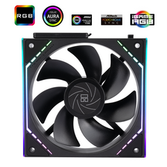Thermalright TL-M12QR 120mm Reverse Airflow ARGB Fans – 3 Pack, Black