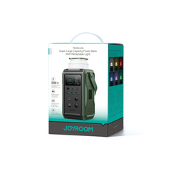 JOYROOM JR-PBF10 100W Super Large Capacity Power Bank With Retractable Light 75000mAh-Olive Green