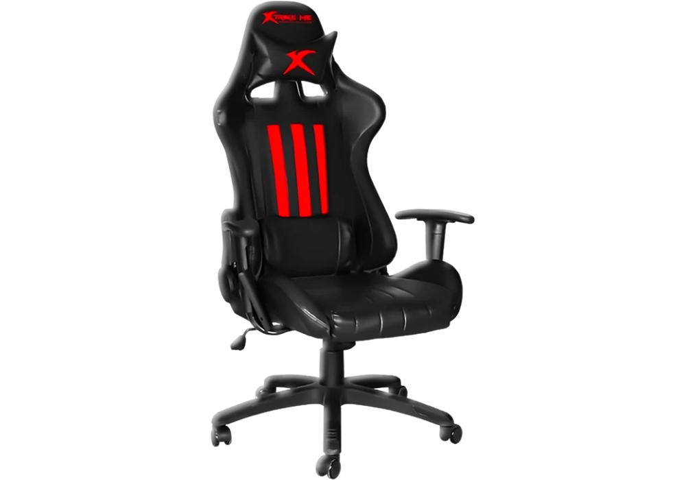 Xtrike-ME GC-905 - Ergonomic Gaming Chair, 135° Recline, PU Leather Finish, Adjustable Height & Armrests, 120kg Capacity, Black