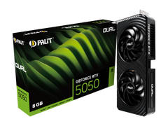 Palit GeForce RTX 5050 Dual 8GB GDDR6 Graphics Card – Blackwell, PCIe 5.0