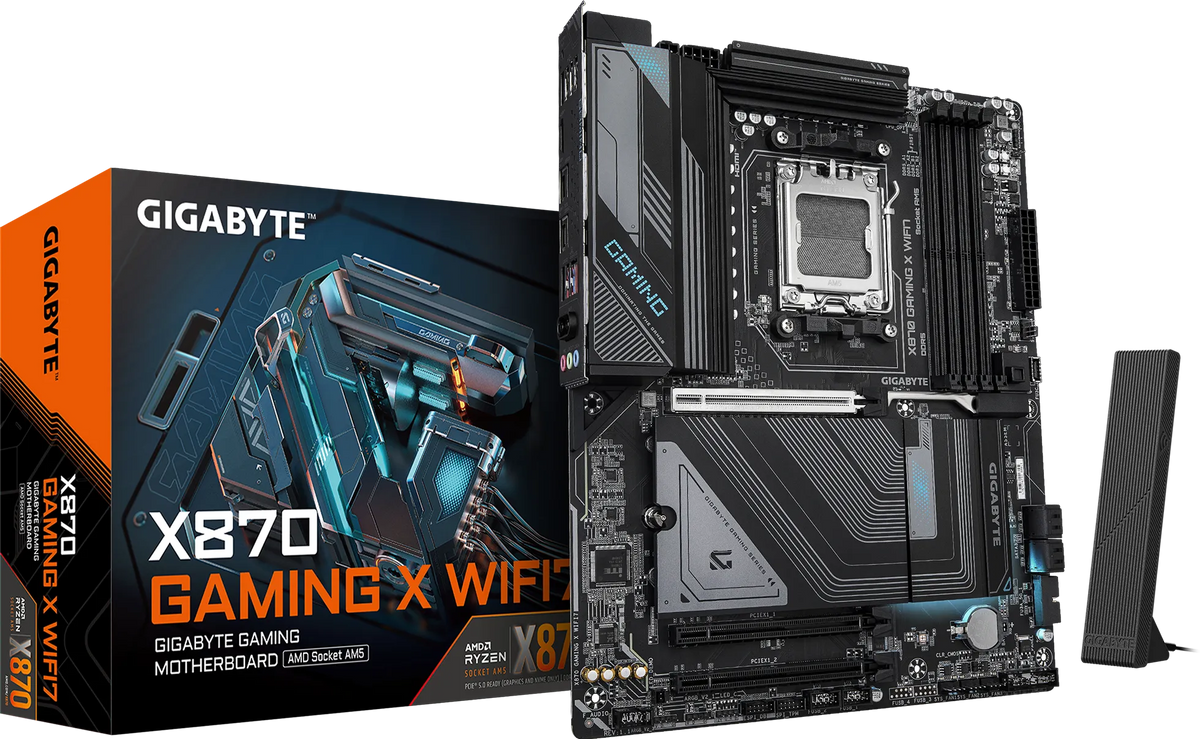 GIGABYTE X870 GAMING X WIFI7 - Supports AMD Ryzen Motherboard
