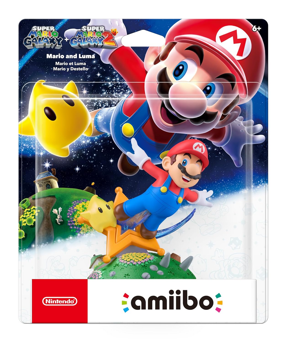 Nintendo Amiibo Mario & Luma – Super Mario Galaxy + Super Mario Galaxy 2 Series