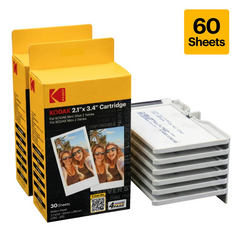Kodak 4PASS All-in-One 2.1x3.4" Cartridge – 60 Photos (ICRG-260)