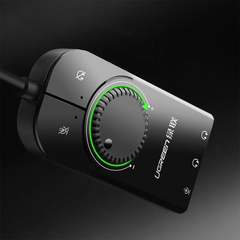 UGREEN CM129 USB External Stereo Sound Adapter 15cm (Black)